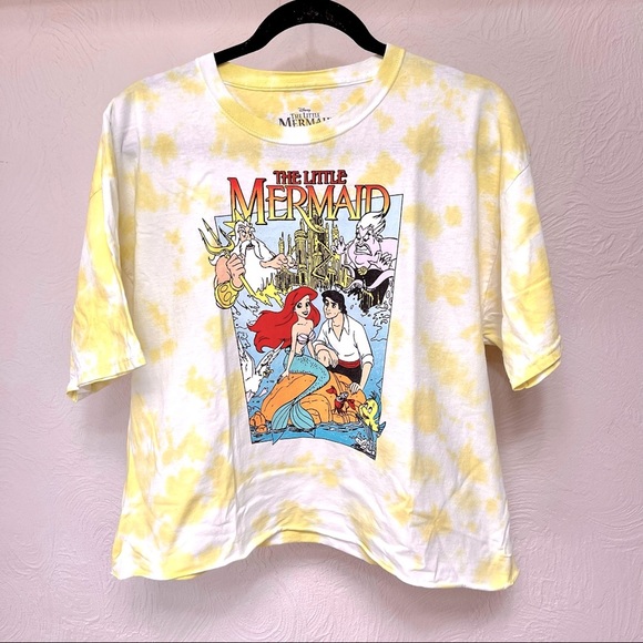 tie dye little mermaid shirt